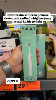 Biedronka Szczoteczka soniczna Hoffen oferta