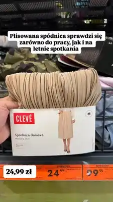 Biedronka Spódnica damska plisowana Clevé oferta