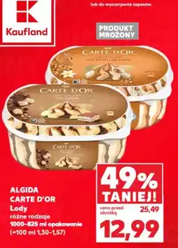 Kaufland Lody Algida Carte D'Or Les Desserts Salted Caramel oferta