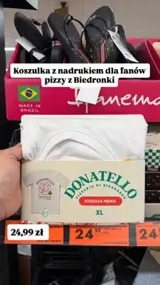 Biedronka Koszulka męska Donatello Pizzeria di Biedronka oferta