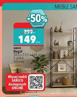 Biedronka Regał Sanico oferta
