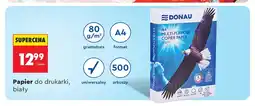 Biedronka Papier do drukarki biały Donau A4 80 g/m² oferta