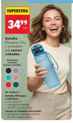 Biedronka Zestaw 3 wkładów do butelki Aquaphor oferta