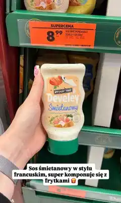Biedronka Sos śmietanowy Develey w stylu francuskim oferta