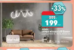 Biedronka Lampa wisząca LED Goldlux Emma czarna oferta