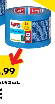 Bricomarche Taśma malarska UV Paper Mask Tesa Professional 2-pak 38mmx40 m oferta