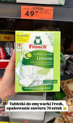 Biedronka Tabletki do zmywarki Frosch Classic Limone oferta