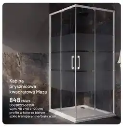 Castorama Kabina prysznicowa kwadratowa Maza oferta