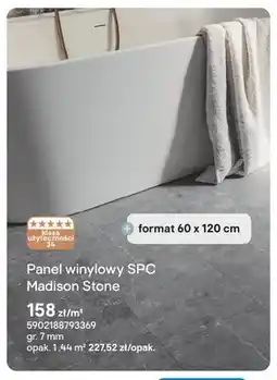 Castorama Panel winylowy SPC Madison Stone oferta