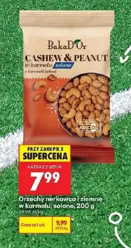 Biedronka Orzechy nerkowca solone BakaD'Or oferta
