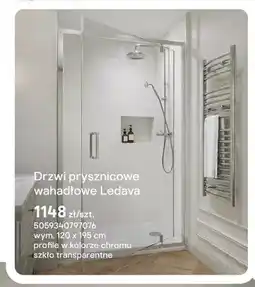 Castorama Drzwi prysznicowe wahadłowe Ledava oferta