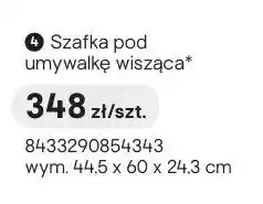 Castorama Szafka pod umywalkę wisząca oferta