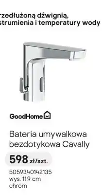 Castorama Bateria umywalkowa bezdotykowa GoodHome Cavally oferta