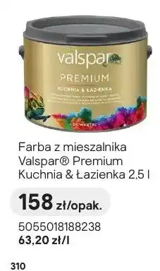 Castorama Farba z mieszalnika Valspar Premium Kuchnia & Łazienka oferta