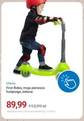 Hulajnoga Chicco First Rides moja pierwsza zielona