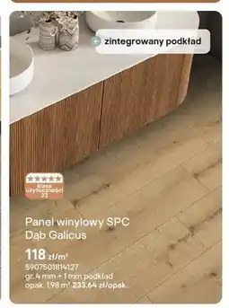 Castorama Panel winylowy SPC Dąb Galicus oferta