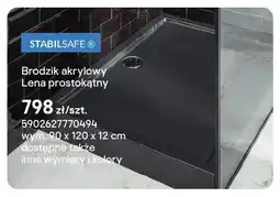 Castorama Brodzik akrylowy Schedpol Lena New prostokątny oferta