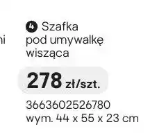 Castorama Szafka pod umywalkę wisząca oferta
