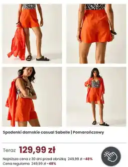 Regatta Spodenki damskie casual Regatta Sabelle pomarańczowe oferta