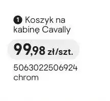 Castorama Koszyk na kabinę GoodHome Cavally chrom oferta