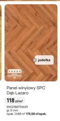 Castorama Panel winylowy SPC Dąb Lazaro oferta