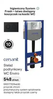 Castorama Stelaż podtynkowy WC Cersanit Enviro oferta