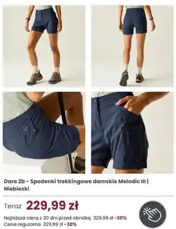 Regatta Spodenki trekkingowe damskie Dare 2b Melodic III niebieskie oferta