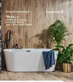 Castorama Gres Greenwood beige oferta