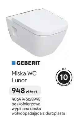 Castorama Miska WC Geberit Lunor oferta