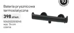 Castorama Bateria prysznicowa termostatyczna GoodHome Kentia czarna oferta