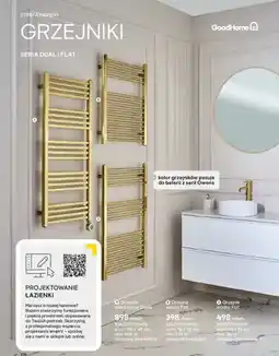 Castorama Grzejnik elektryczny GoodHome Duala 105x45 cm 400W oferta