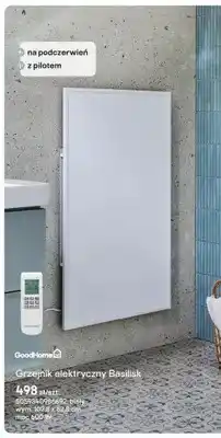 Castorama Grzejnik elektryczny GoodHome Basilisk oferta