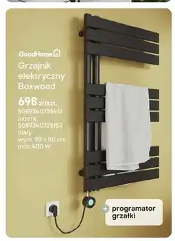 Castorama Grzejnik elektryczny GoodHome Boxwood biały oferta