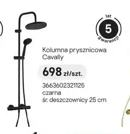 Castorama Kolumna prysznicowa Cavally czarna oferta
