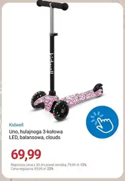 Smyk Hulajnoga 3-kołowa Kidwell Uno LED balansowa clouds oferta
