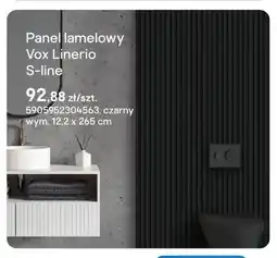 Castorama Panel lamelowy Vox Linerio S-line czarny oferta