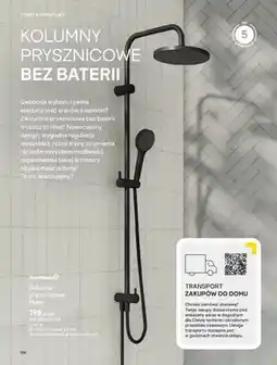 Castorama Kolumna prysznicowa GoodHome Maza czarna oferta