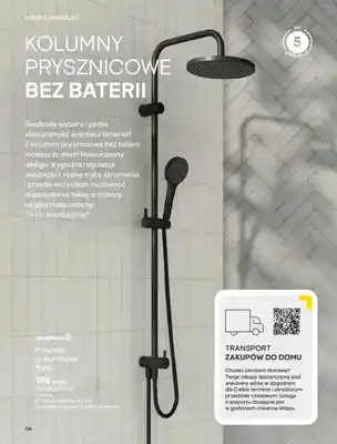 Kolumna prysznicowa GoodHome Maza czarna