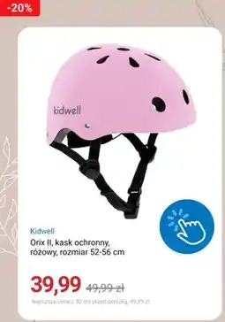 Smyk Kask ochronny Kidwell Orix II różowy rozmiar 52-56 cm oferta