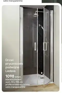Castorama Drzwi prysznicowe podwójne Ledava oferta