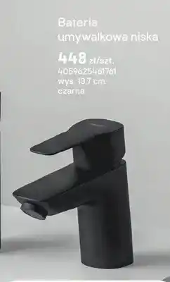 Castorama Bateria umywalkowa niska Hansgrohe My Sport czarna oferta
