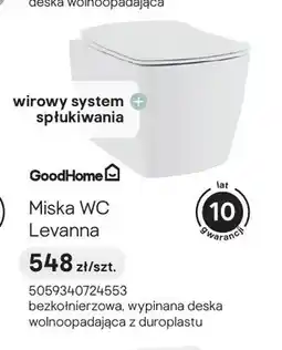 Castorama Miska WC GoodHome Levanna oferta