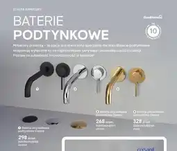 Castorama Bateria umywalkowa podtynkowa GoodHome Owens czarna oferta