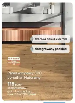 Castorama Panel winylowy SPC Jonathan Naturalny oferta