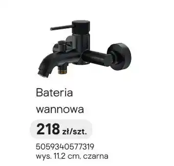 Bateria wannowa wys. 11,2 cm czarna