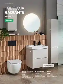 Castorama Szafka pod umywalkę wisząca Radiante kaszmir 59,6x60x45,8 cm oferta