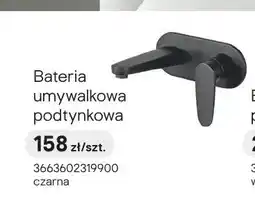 Castorama Bateria umywalkowa podtynkowa GoodHome Cavally czarna oferta