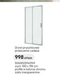 Castorama Drzwi prysznicowe przesuwne Ledava oferta