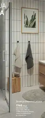 Castorama Drzwi przesuwne prysznicowe GoodHome Ledava oferta