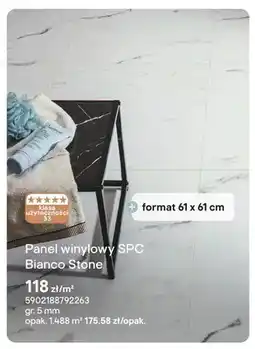Castorama Panel winylowy SPC Bianco Stone oferta